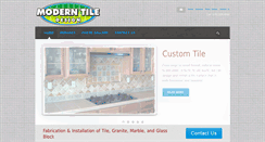 Desktop Screenshot of moderntiledesign.com